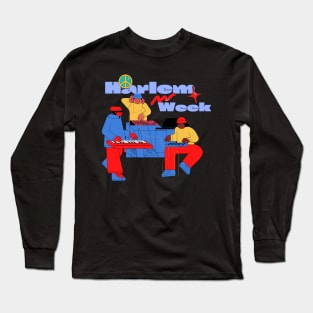 Harlem Week Celebration Music Design Long Sleeve T-Shirt